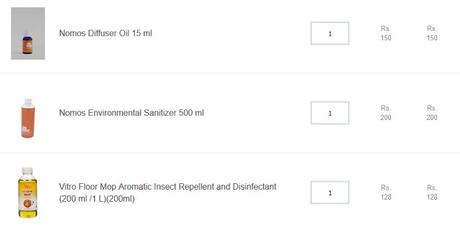 My cart on Greenbazaar.com I ordered natural mosquito repellents from Greenbazaar.com
