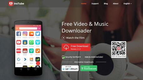 InsTube Review – Download Video & Music for Free from your Favorite Websites
