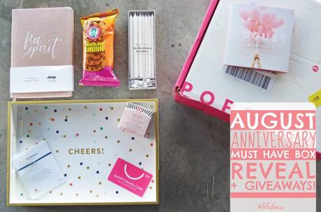 August “Anniversary” Must Have Box Reveal + Giveaways!