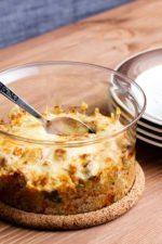 Pulled Pork with Turnip Slaw Stuffed Cabbage Casserole