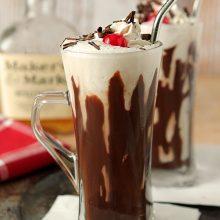 Bourbon and Hot Fudge Milkshake Bourbon and Hot Fudge Milkshake