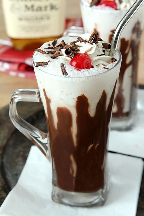 Bourbon and Hot Fudge Milkshake Bourbon and Hot Fudge Milkshake