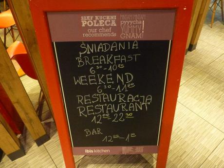 My Stay at the Hotel Ibis Centrum, Krakow, Poland Amazing flexible breakfast times at the Ibis!