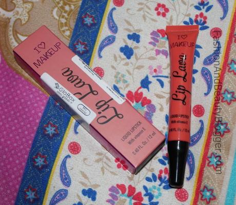 Unboxing and Review of August Glo Box I Heart Makeup LipLava Lipstick