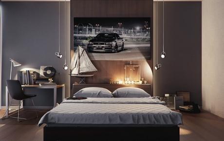 10 Ideas to Make your Bed the most “Awesome” part in your home poster on top of bed