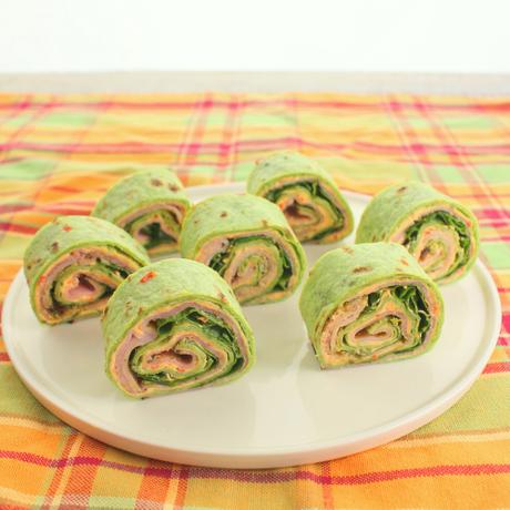 Ham and Pesto Pimento Cheese Rollups Ham and Pesto Pimento Cheese Rollups