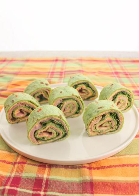 Ham and Pesto Pimento Cheese Rollups Ham and Pesto Pimento Cheese Rollups