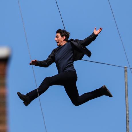 Tom Cruise building jump