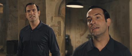 OSS 117’s Black Polo Shirt and Blue Trousers OSS 117’s Black Polo Shirt and Blue Trousers