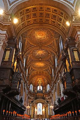 Inside St Paul's Cathedral