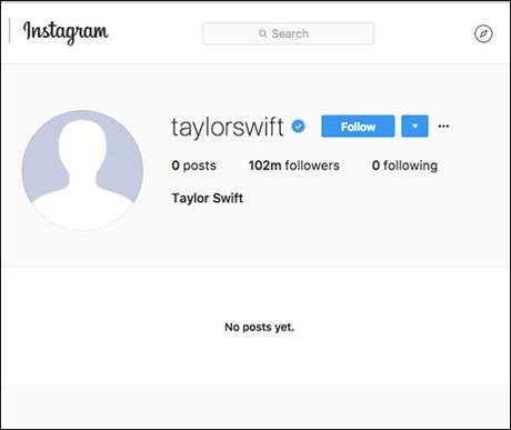 Taylor Swift Eradicated All Of Her Social Media Content