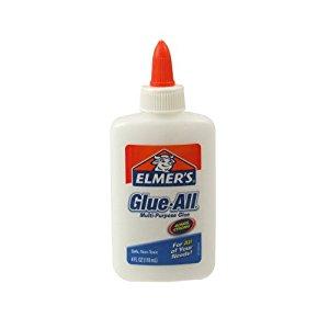 Elmer's All Multipurpose White Glue, 4 oz. (E372) America's favorite all-purpose glue. Perfect for school projects, arts and crafts, and light home repair. Image: Elmer's All Multipurpose White Glue, 4 oz. (E372) America's favorite all-purpose glue. Perfect for school projects, arts and crafts, and light home repair.