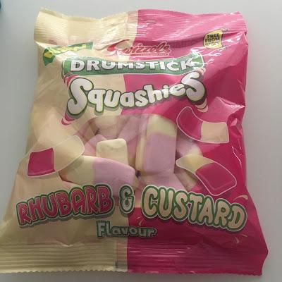 Today's Review: Drumstick Squashies Rhubarb & Custard