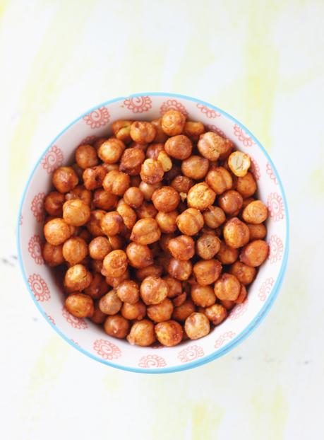 Oven Roasted Chickpeas: Indian Style
