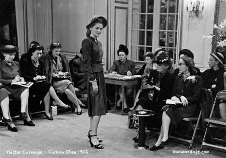 Hattie-Carnegie-Fashion-Show-in-1945 Hattie-Carnegie-Fashion-Show-in-1945