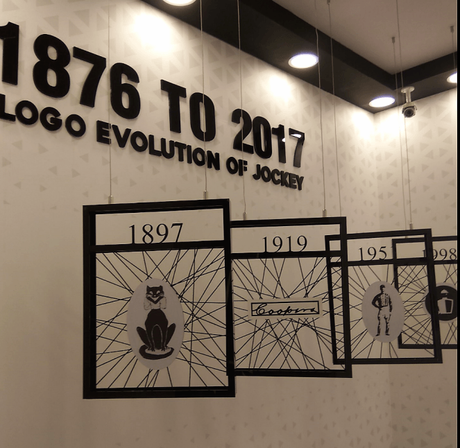 Jockey Pop-Up Museum: a photo feature Evolution of the logo since 1876