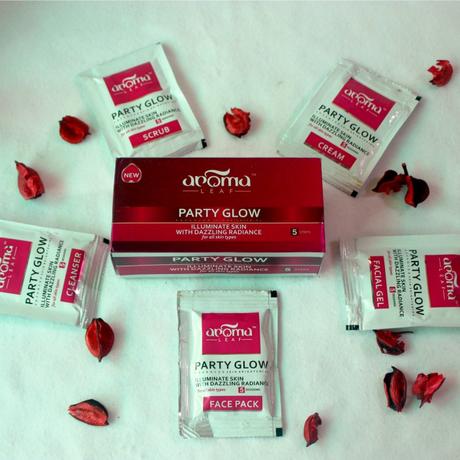 Aroma Leaf PARTY GLOW Facial Kit Review