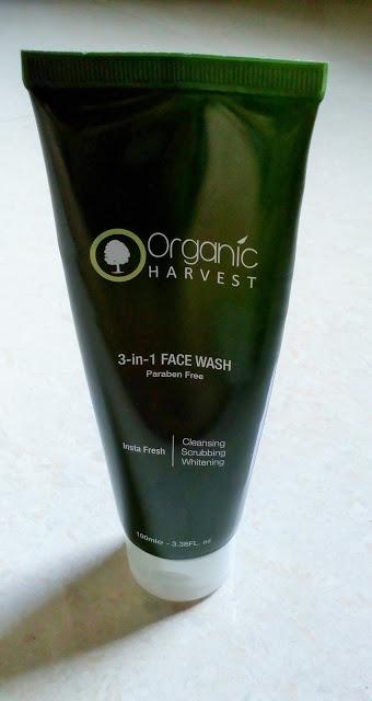 Organic Harvest 3-in-1 Face Wash Review