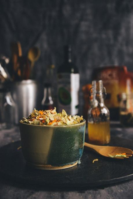 An Updated Classic: Whole Grain Ramen Noodle Salad (Vegan/Gluten Free)