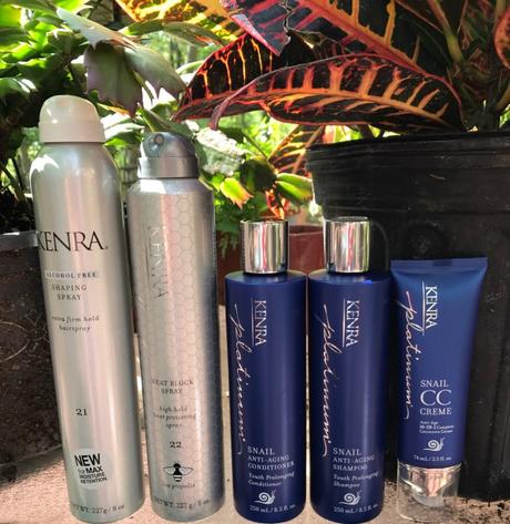 Kenra Platinum Snail Anti-Aging Hair Products