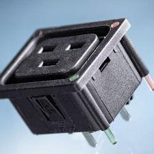 Schurter Series 4797-5: 16 A IEC Appliance outlet of the type J for intelligent PDUs and UPSs Schurter Series 4797-5: 16 A IEC Appliance outlet of the type J for intelligent PDUs and UPSs