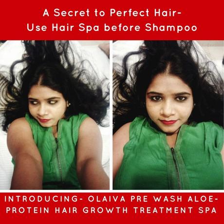 Olaiva Pre Wash Aloe-Protein Hair Growth Treatment Spa Review