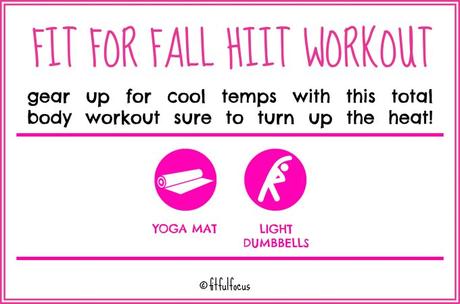 Fit For Fall HIIT Workout