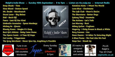 Ralph's Indie Show - as played on Radio KC - 10.9.17 Ralph's Indie Show - as played on Radio KC - 10.9.17