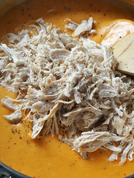 Buffalo Chicken Queso buffalo chicken queso dip