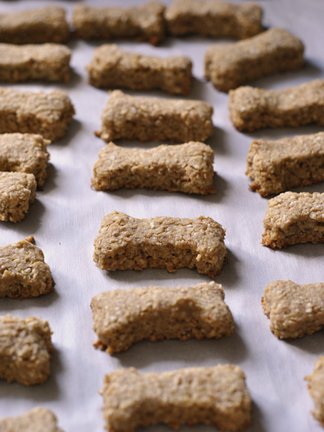 Homemade Peanut Butter Banana Dog Treats homemade dog treats