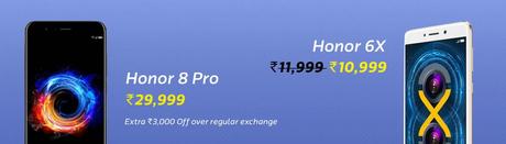 Honor 6X And Honor 8 Pro Now Available On Flipkart Honor 8 pro, Honor 6x, Flipkart, Honor, Huawei, Deals, Big billion days
