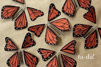 How To Make Beautiful Wind-Up Paper Butterflies Image: How To Make Beautiful Wind-Up Paper Butterflies