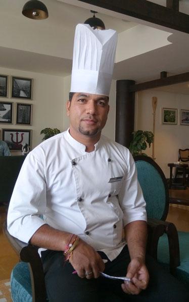 Chef Manoj Singh Rawat at Aloha