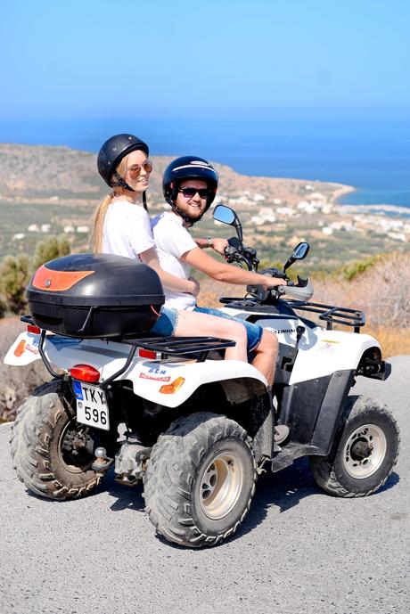 quad biking in crete