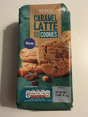 Today's Review: Tesco Caramel Latte Cookies