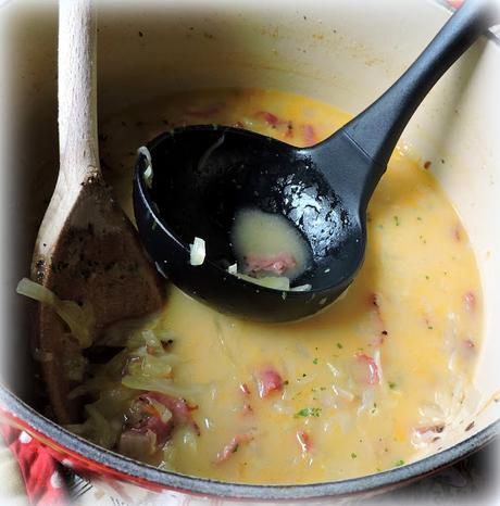 Creamy  Reuben Soup