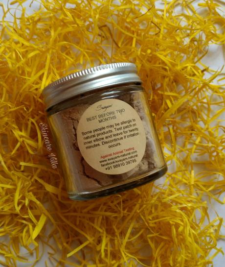 Svayam Natural Glow Face Pack Review Svayam Natural Glow Face Pack Review