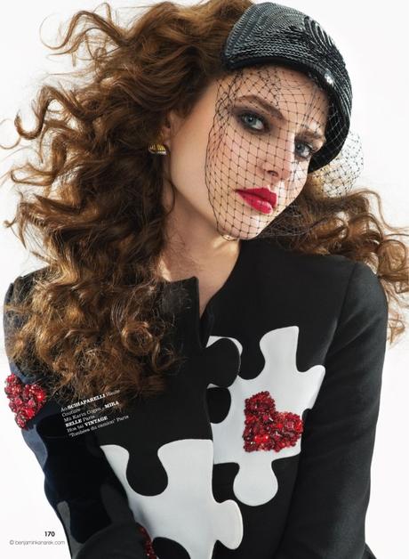Auguste Abeliunaite in So 80’s Glam Haute Couture for ELLE by Benjamin Kanarek Auguste Abeliunaite in So 80’s Glam Haute Couture for ELLE by Benjamin Kanarek