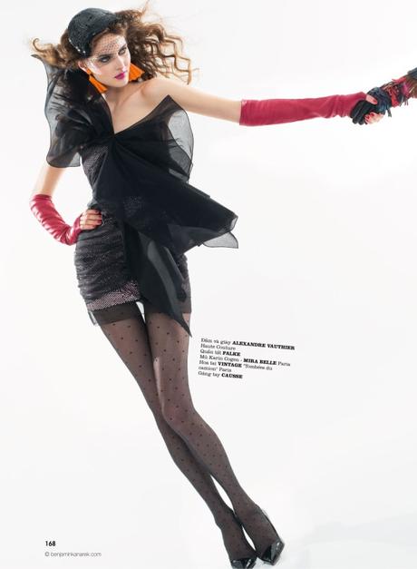 Auguste Abeliunaite in So 80’s Glam Haute Couture for ELLE by Benjamin Kanarek Auguste Abeliunaite in So 80’s Glam Haute Couture for ELLE by Benjamin Kanarek
