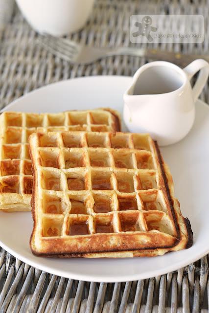American-style buttermilk waffles