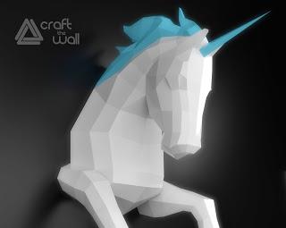 DIY Unicorn Papercraft PDF Template