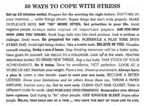 ways to cope with stress