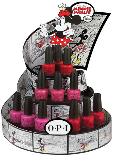 Upcoming Collections : Nails Polish: Nail Polish Collections: OPI: OPI Vintage Minnie Mouse Summer 2012 Collection
