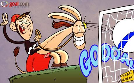 Cartoon of the Day: 'Donkey' Carroll wins Grand National derby against Everton