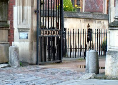 Spiked Stone Bollards of Lincoln's Inn...