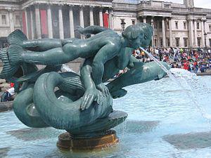 study english abroad: Trafalgar Square, London, England. Intended fo...