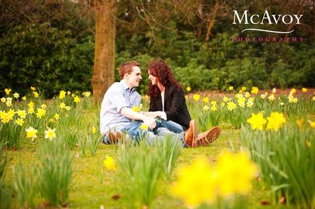 A Heaton Park engagement shoot – love amongst the daffodils A Heaton Park engagement shoot – love amongst the daffodils