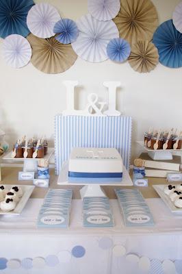 Twin Christening Party  by Party Cakes Canberra
