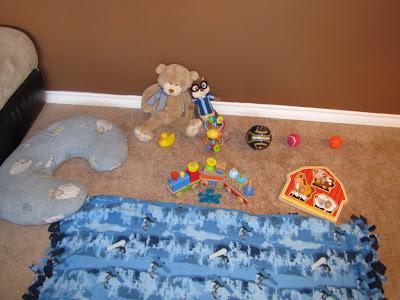 Baby F's Current Montessori Toy Area