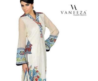 Vaneeza V Lawn 2012 Summer Collection Luxury Limited Edition